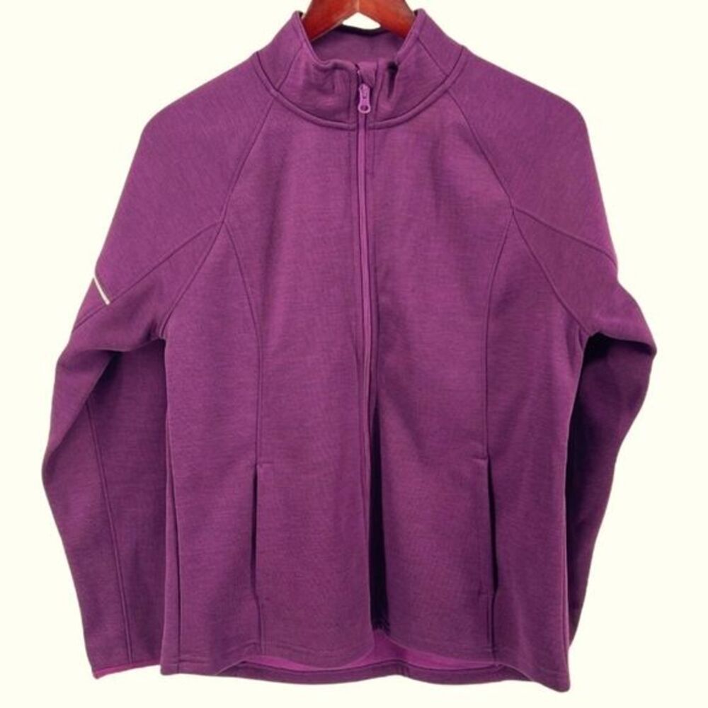 Danskin Now NWOT Workout Womens Zip up Jacket Purple Medium